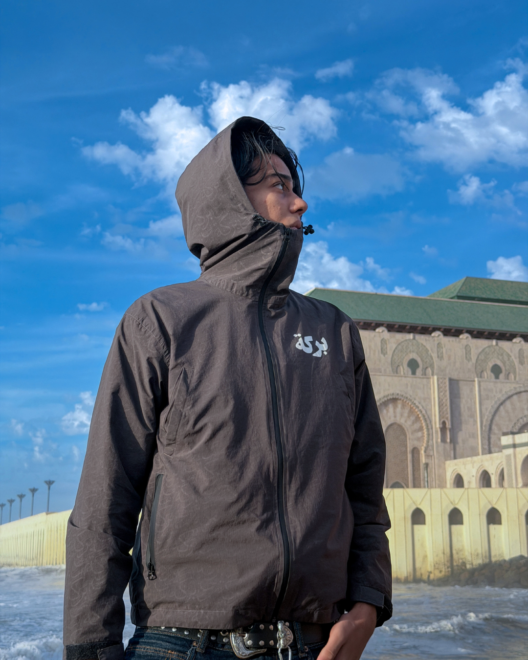 "dua" raincoat