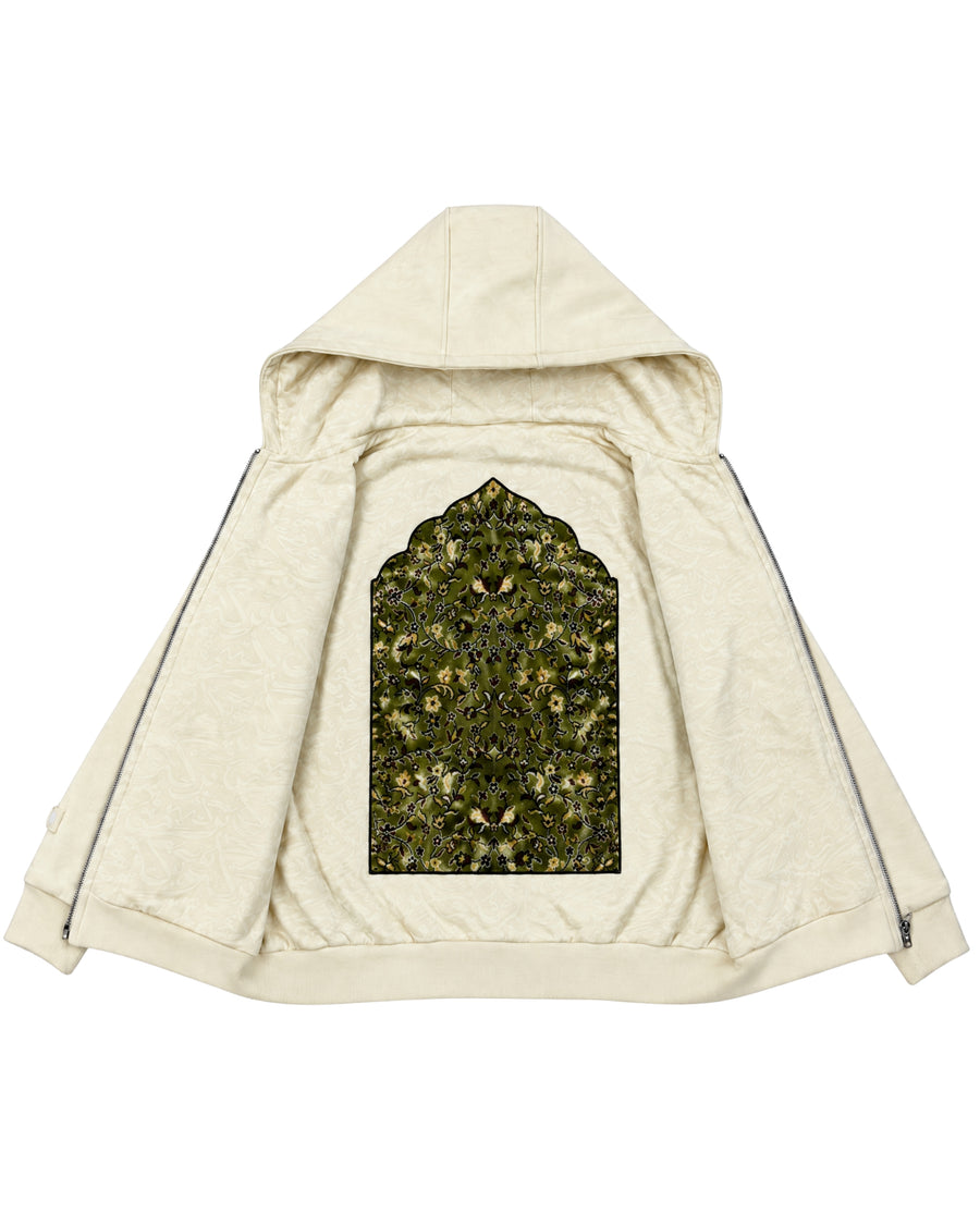 SALAH ZIP-UP [MEDINA CREAM]
