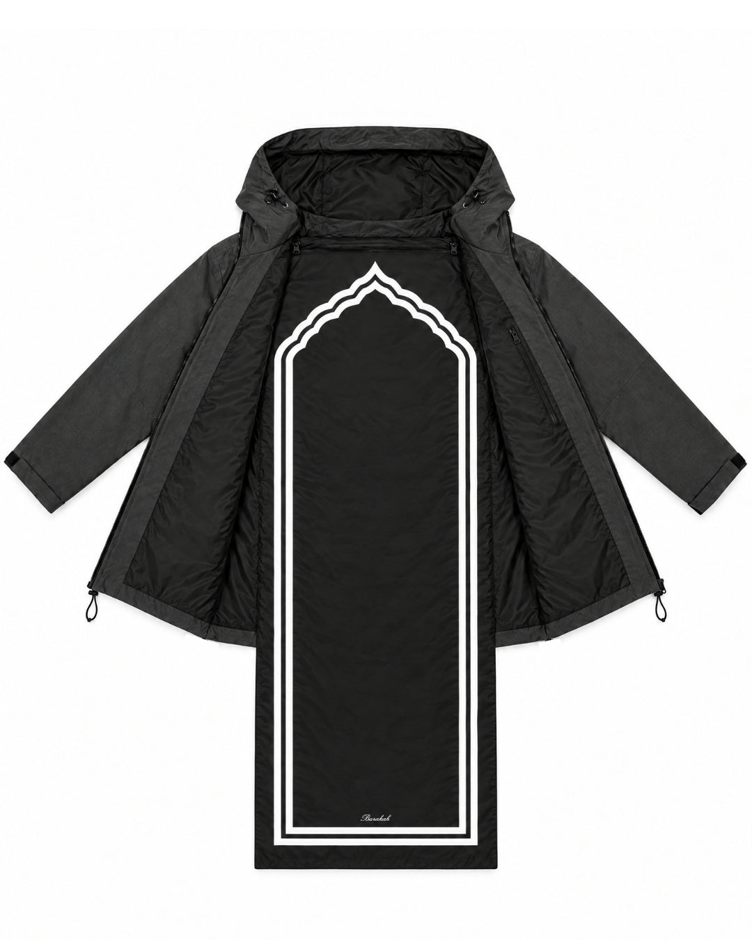 "dua" raincoat