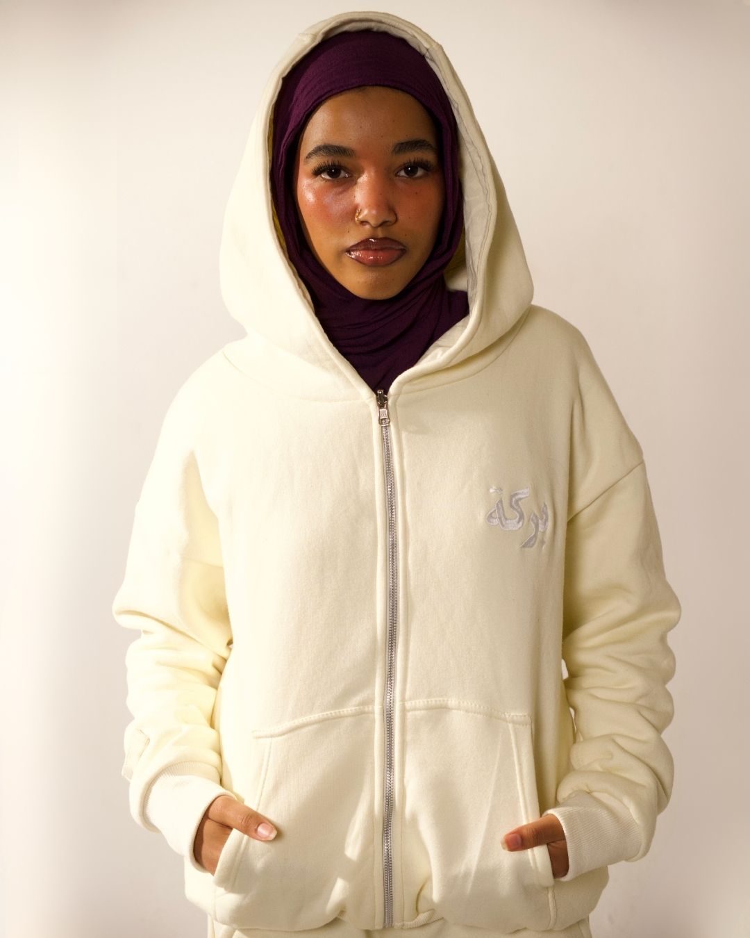 SALAH ZIP-UP [MEDINA CREAM]