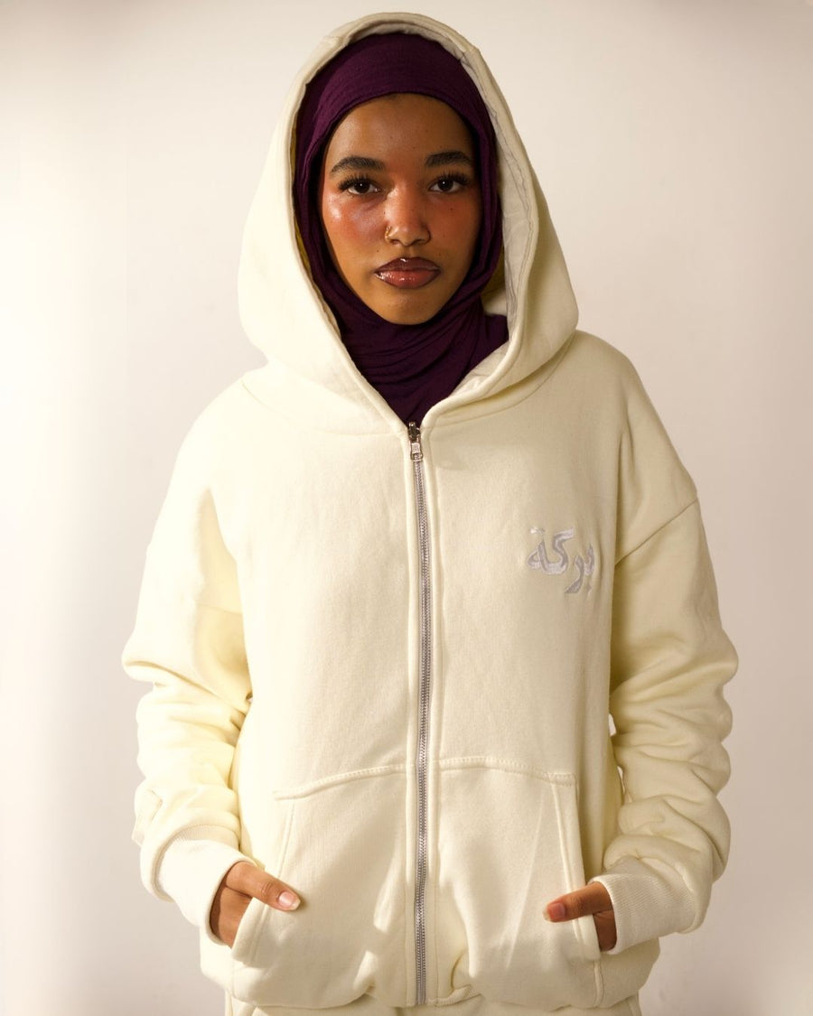 SALAH ZIP-UP [MEDINA CREAM]