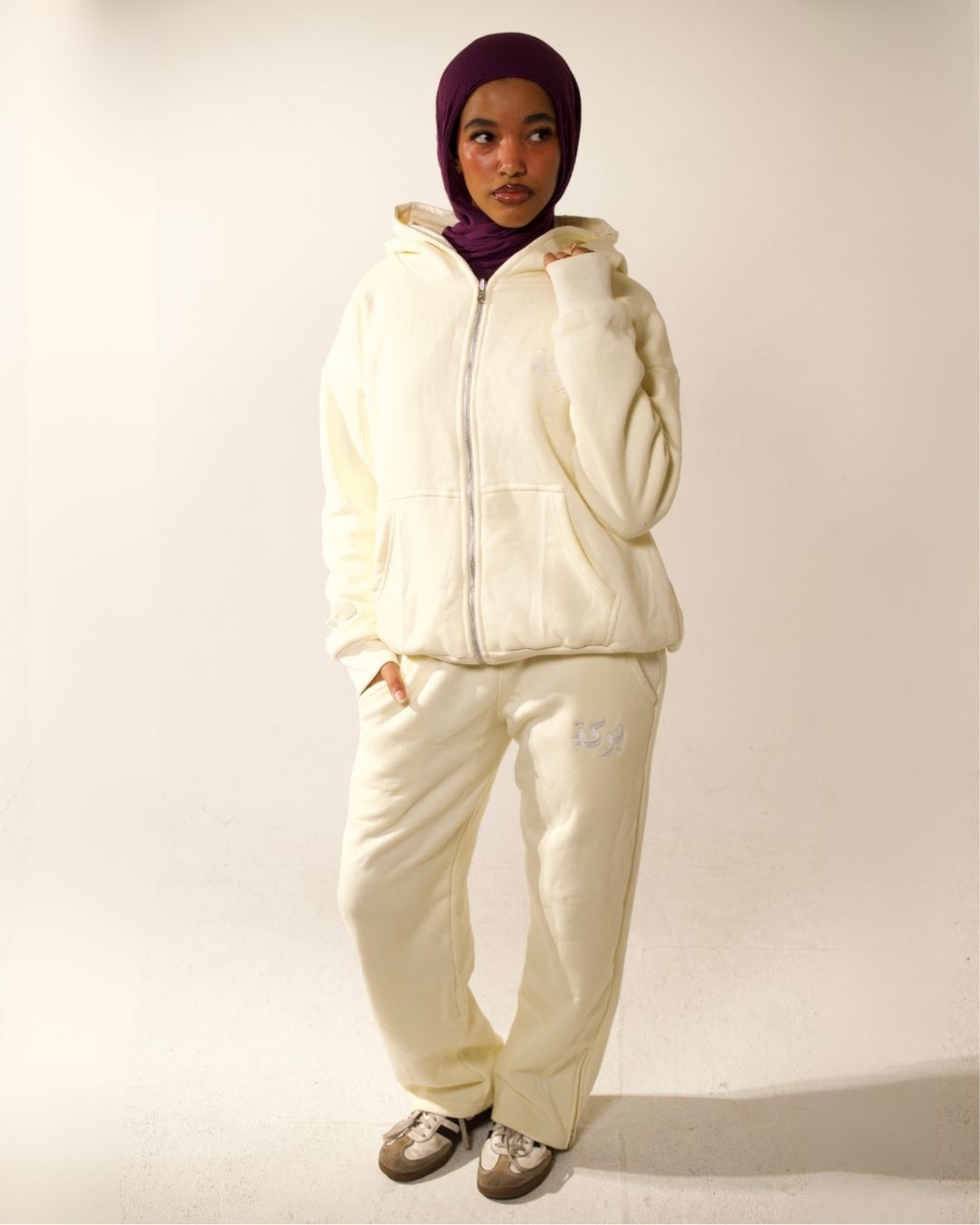 SALAH ZIP-UP [MEDINA CREAM]